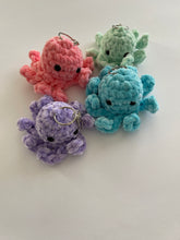 Load image into Gallery viewer, Crochet Mini Octopus Keychains and Backpack Buddies
