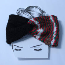 Load image into Gallery viewer, Ear Warmer - Festive with Black
